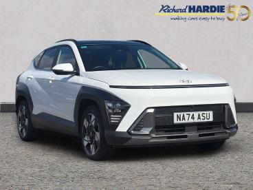SPOTICAR Hyundai Kona 1.6 H-gdi Ultimate Dct Euro 6 (s/s) 5dr Used Car - Suv Hybrid White - Ashington - 1200630946_1