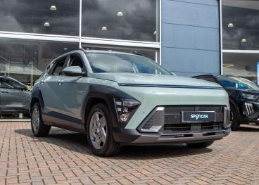 SPOTICAR Hyundai Kona 1.0 T-gdi Advance Euro 6 (s/s) 5dr Used Car - Suv Petrol Green - Aldershot - 1200633271_1