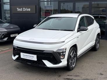 SPOTICAR Hyundai Kona 1.6 H-gdi N Line Dct Euro 6 (s/s) 5dr Used Car - Suv Hybrid White - Eglinton - 1200635093_5