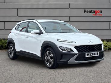 SPOTICAR Hyundai Kona 1.6 H-gdi Se Connect Dct Euro 6 (s/s) 5dr Used Car - Suv Hybrid White - Nottingham - 1200637969_1