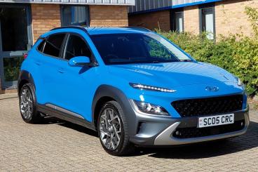 SPOTICAR Hyundai Kona 1.6 H-gdi Premium Dct Euro 6 (s/s) 5dr Used Car - Suv Hybrid Blue - Fareham - 1200639806_1