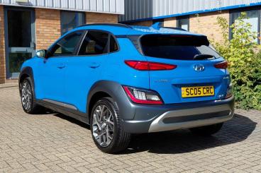 SPOTICAR Hyundai Kona 1.6 H-gdi Premium Dct Euro 6 (s/s) 5dr Used Car - Suv Hybrid Blue - Fareham - 1200639806_5