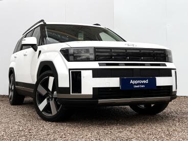 SPOTICAR Hyundai Santa Fe Santafe 1.6 H T-gdi Premium Auto 4wd Euro 6 (s/s) 5dr (7se Used Car - Suv Hybrid White - Preston - 1200570333_1