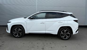 SPOTICAR Hyundai Tucson 1.6 T-gdi N Line Auto Euro 6 (s/s) 5dr Used Car - Suv Hybrid White - Darlington - 1200520915_4