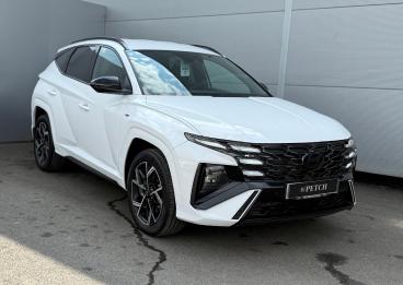 SPOTICAR Hyundai Tucson 1.6 T-gdi N Line Auto Euro 6 (s/s) 5dr Used Car - Suv Hybrid White - Darlington - 1200520915_5