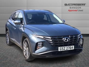 SPOTICAR Hyundai Tucson 1.6 T-gdi Se Connect Euro 6 (s/s) 5dr Used Car - Suv Petrol Blue - Bangor - 1200536973_1