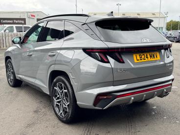 SPOTICAR Hyundai Tucson 1.6 H T-gdi N Line Auto Euro 6 (s/s) 5dr Used Car - Suv Hybrid Grey - Eglinton - 1200541664_5