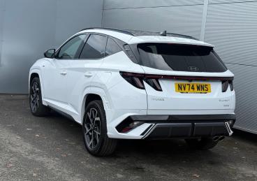 SPOTICAR Hyundai Tucson 1.6 T-gdi N Line S Auto Euro 6 (s/s) 5dr Used Car - Suv Hybrid White - Darlington - 1200541745_3