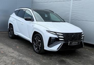 SPOTICAR Hyundai Tucson 1.6 T-gdi N Line S Auto Euro 6 (s/s) 5dr Used Car - Suv Hybrid White - Darlington - 1200541745_5