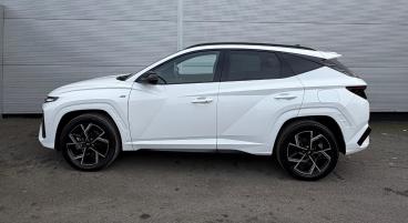 SPOTICAR Hyundai Tucson 1.6 T-gdi N Line S Auto Euro 6 (s/s) 5dr Used Car - Suv Hybrid White - Darlington - 1200542412_4