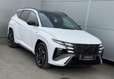 SPOTICAR Hyundai Tucson 1.6 T-gdi N Line S Auto Euro 6 (s/s) 5dr Used Car - Suv Hybrid White - Darlington - 1200542412_5