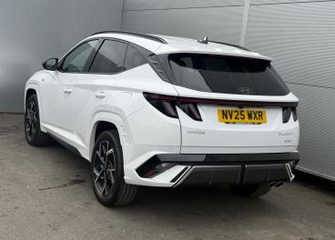 SPOTICAR Hyundai Tucson 1.6 T-gdi N Line Auto Euro 6 (s/s) 5dr Used Car - Suv Hybrid White - Darlington - 1200546261_3