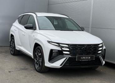 SPOTICAR Hyundai Tucson 1.6 T-gdi N Line Auto Euro 6 (s/s) 5dr Used Car - Suv Hybrid White - Darlington - 1200546261_5