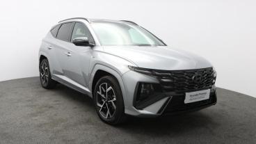 SPOTICAR Hyundai Tucson 1.6 T-gdi N Line S Auto Euro 6 (s/s) 5dr Used Car - Suv Hybrid Silver - Truro - 1200548350_1