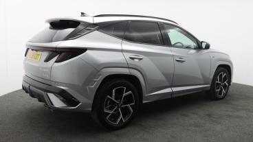 SPOTICAR Hyundai Tucson 1.6 T-gdi N Line S Auto Euro 6 (s/s) 5dr Used Car - Suv Hybrid Silver - Truro - 1200548350_3