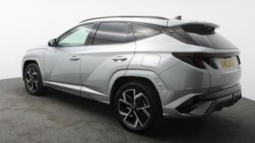 SPOTICAR Hyundai Tucson 1.6 T-gdi N Line S Auto Euro 6 (s/s) 5dr Used Car - Suv Hybrid Silver - Truro - 1200548350_5