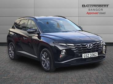 SPOTICAR Hyundai Tucson 1.6 T-gdi Se Connect Euro 6 (s/s) 5dr Used Car - Suv Petrol Black - Bangor - 1200550471_1