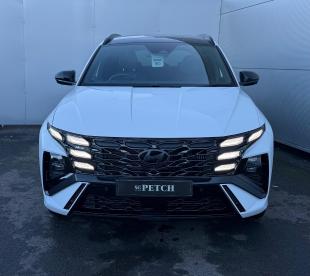 SPOTICAR Hyundai Tucson 1.6 T-gdi N Line S Auto Euro 6 (s/s) 5dr Used Car - Suv Hybrid White - Darlington - 1200552211_2