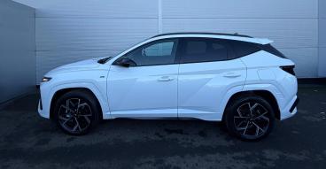 SPOTICAR Hyundai Tucson 1.6 T-gdi N Line S Auto Euro 6 (s/s) 5dr Used Car - Suv Hybrid White - Darlington - 1200552211_3