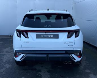 SPOTICAR Hyundai Tucson 1.6 T-gdi N Line S Auto Euro 6 (s/s) 5dr Used Car - Suv Hybrid White - Darlington - 1200552211_4