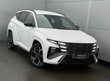 SPOTICAR Hyundai Tucson 1.6 T-gdi N Line Auto Euro 6 (s/s) 5dr Used Car - Suv Hybrid White - Darlington - 1200552416_1