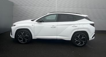 SPOTICAR Hyundai Tucson 1.6 T-gdi N Line Auto Euro 6 (s/s) 5dr Used Car - Suv Hybrid White - Darlington - 1200552416_4