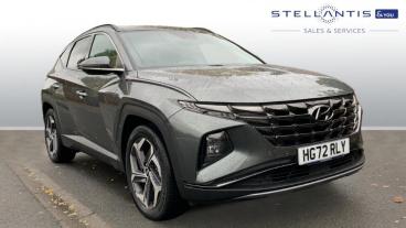 SPOTICAR Hyundai Tucson 1.6 H T-gdi Ultimate Auto Euro 6 (s/s) 5dr Used Car - Suv Hybrid Grey - Walton On Thames - 1200552496_1
