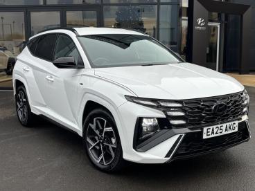 SPOTICAR Hyundai Tucson 1.6 T-gdi N Line Auto Euro 6 (s/s) 5dr Used Car - Suv Hybrid White - Eglinton - 1200558958_4