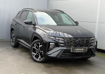 SPOTICAR Hyundai Tucson 1.6 T-gdi N Line Auto Euro 6 (s/s) 5dr Used Car - Suv Hybrid Black - Darlington - 1200562433_1