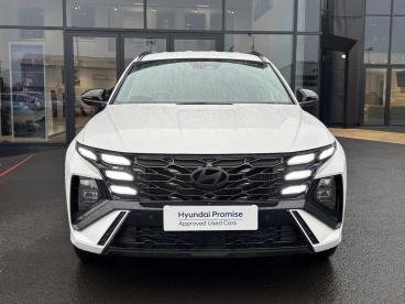 SPOTICAR Hyundai Tucson 1.6 T-gdi 13.8kwh N Line Auto Euro 6 (s/s) 5dr Used Car - Suv Plug-in Hybrid White - Eglinton - 1200570639_5