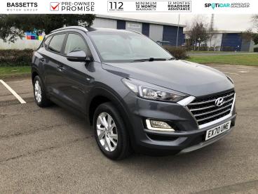 SPOTICAR Hyundai Tucson 1.6 Crdi Mhev Se Nav Euro 6 (s/s) 5dr Used Car - Suv Hybrid Grey - Bridgend - 1200574660_1