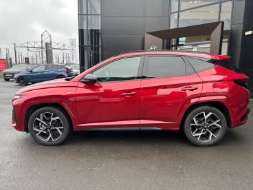 SPOTICAR Hyundai Tucson 1.6 T-gdi N Line S Auto Euro 6 (s/s) 5dr Used Car - Suv Hybrid Red - Eglinton - 1200575672_3