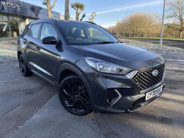 SPOTICAR Hyundai Tucson 1.6 Crdi Mhev N Line Dct Euro 6 (s/s) 5dr Used Car - Suv Hybrid Grey - Swansea - 1200576687_1