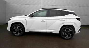 SPOTICAR Hyundai Tucson 1.6 T-gdi N Line Auto Euro 6 (s/s) 5dr Used Car - Suv Hybrid White - Darlington - 1200578199_4