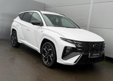 SPOTICAR Hyundai Tucson 1.6 T-gdi N Line Auto Euro 6 (s/s) 5dr Used Car - Suv Hybrid White - Darlington - 1200578199_5