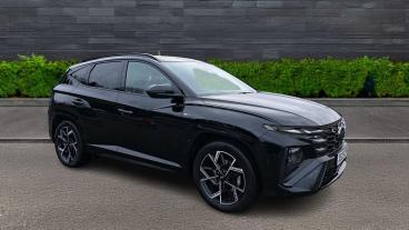 SPOTICAR Hyundai Tucson 1.6 T-gdi Mhev N Line S Dct Euro 6 (s/s) 5dr Used Car - Suv Hybrid Black - Telford - 1200579780_1