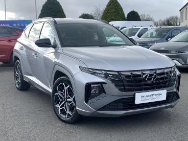 SPOTICAR Hyundai Tucson 1.6 H T-gdi N Line Auto Euro 6 (s/s) 5dr Used Car - Suv Hybrid Silver - Eglinton - 1200584166_5