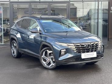 SPOTICAR Hyundai Tucson 1.6 H T-gdi Ultimate Auto Euro 6 (s/s) 5dr Used Car - Suv Hybrid Blue - Eglinton - 1200584688_1