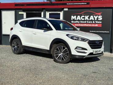 SPOTICAR Hyundai Tucson 1.6 T-gdi Go! Se Euro 6 5dr Used Car - Suv Petrol White - Inverness - 1200588327_1