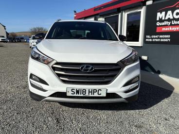 SPOTICAR Hyundai Tucson 1.6 T-gdi Go! Se Euro 6 5dr Used Car - Suv Petrol White - Inverness - 1200588327_3