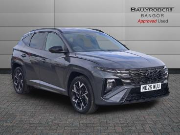 SPOTICAR Hyundai Tucson 1.6 T-gdi N Line Auto Euro 6 (s/s) 5dr Used Car - Suv Hybrid Grey - Bangor - 1200591150_1