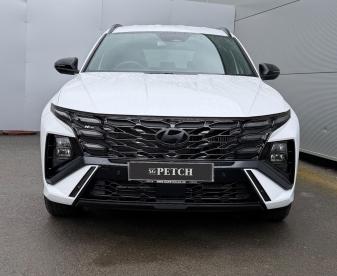 SPOTICAR Hyundai Tucson 1.6 T-gdi N Line Auto Euro 6 (s/s) 5dr Used Car - Suv Hybrid White - Darlington - 1200595551_2