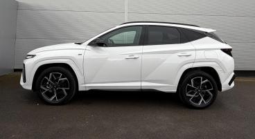 SPOTICAR Hyundai Tucson 1.6 T-gdi N Line Auto Euro 6 (s/s) 5dr Used Car - Suv Hybrid White - Darlington - 1200595551_4
