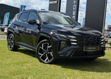 SPOTICAR Hyundai Tucson 1.6 T-gdi N Line Auto Euro 6 (s/s) 5dr Used Car - Suv Hybrid Black - Darlington - 1200596309_1