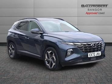 SPOTICAR Hyundai Tucson 1.6 H T-gdi Ultimate Auto Euro 6 (s/s) 5dr Used Car - Suv Hybrid Blue - Bangor - 1200601359_1