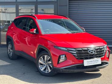 SPOTICAR Hyundai Tucson 1.6 T-gdi Se Connect Euro 6 (s/s) 5dr Used Car - Suv Petrol Red - Eglinton - 1200602818_1