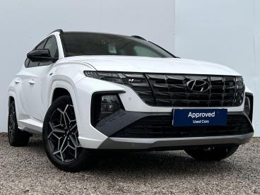 SPOTICAR Hyundai Tucson 1.6 T-gdi 13.8kwh N Line S Auto 4wd Euro 6 (s/s) 5 Used Car - Suv Plug-in Hybrid White - Preston - 1200603409_1