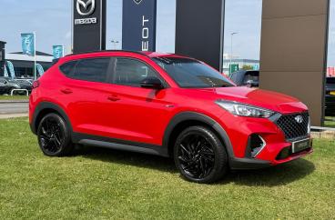 SPOTICAR Hyundai Tucson 1.6 T-gdi N Line Dct Euro 6 (s/s) 5dr Used Car - Suv Petrol Red - Darlington - 1200604629_5