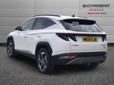 SPOTICAR Hyundai Tucson 1.6 H T-gdi Premium Auto Euro 6 (s/s) 5dr Used Car - Suv Hybrid White - Bangor - 1200605083_2