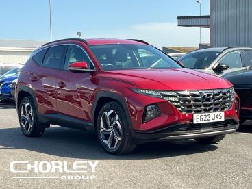 SPOTICAR Hyundai Tucson 1.6 H T-gdi Premium Auto Euro 6 (s/s) 5dr Used Car - Suv Hybrid Red - Blackpool - 1200606361_1